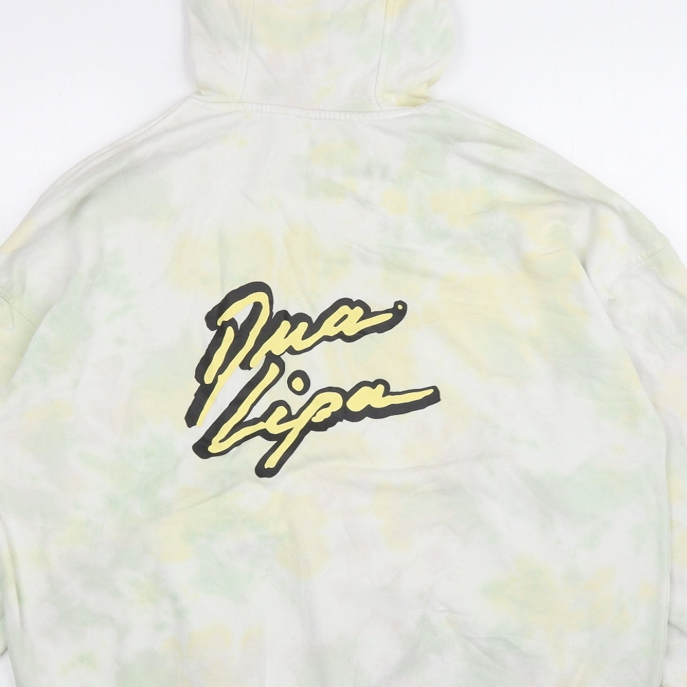 Divided Womens Multicoloured Cotton Pullover Hoodie Size S Pullover - Dua Lipa, Tie Dye