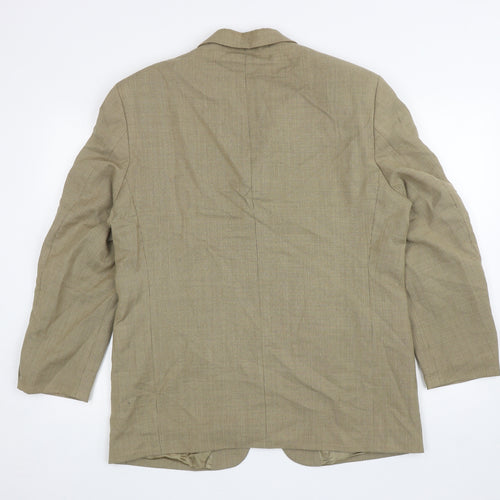 Marks and Spencer Mens Brown Wool Jacket Blazer Size 42