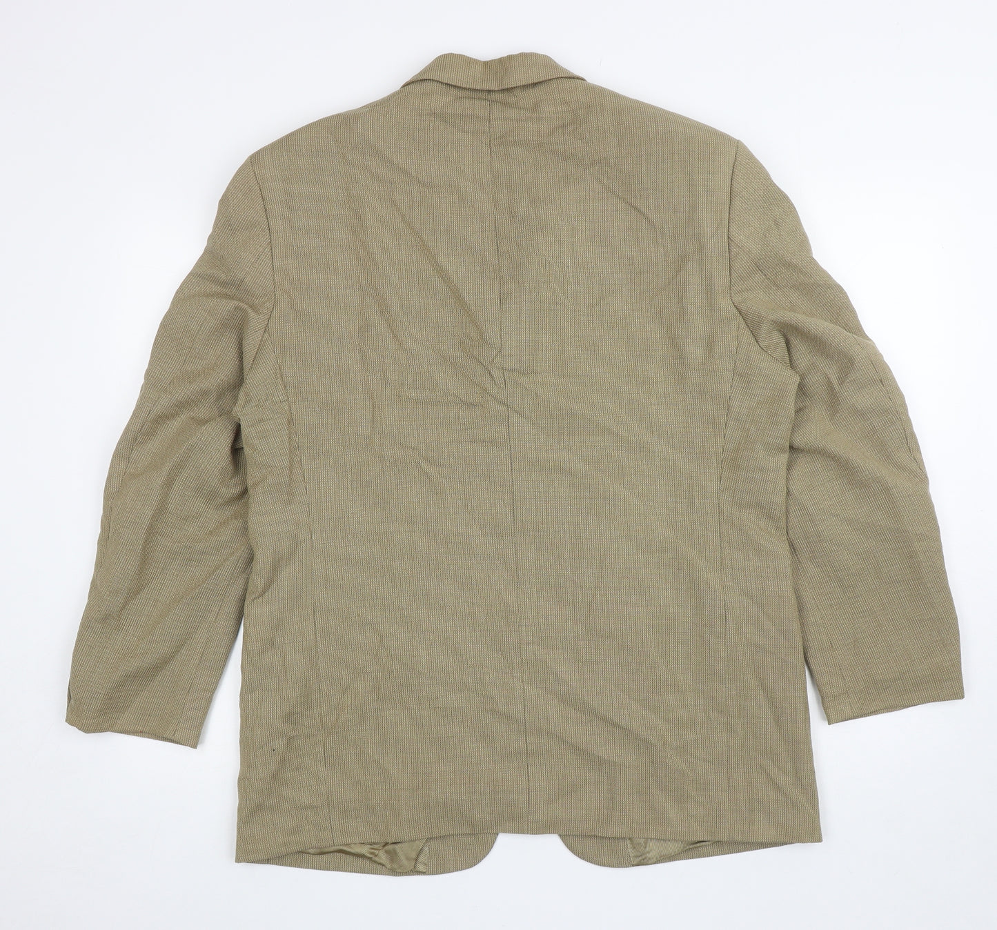 Marks and Spencer Mens Brown Wool Jacket Blazer Size 42