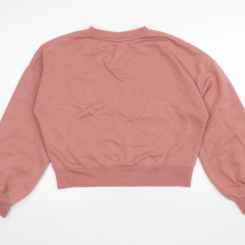Primark Womens Pink Polyester Pullover Sweatshirt Size S Pullover - Minnie Mouse