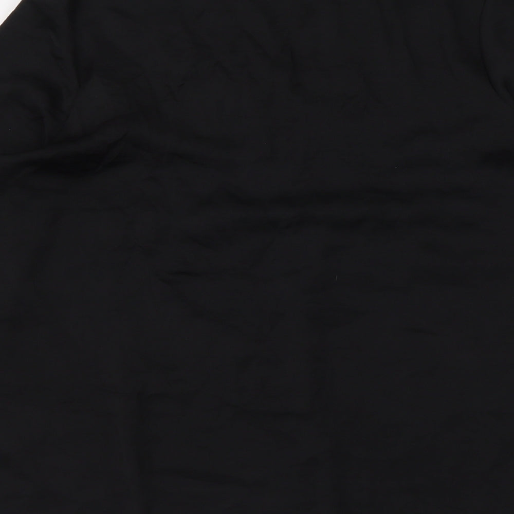 Atmosphere Womens Black Polyester Basic Blouse Size 12 V-Neck