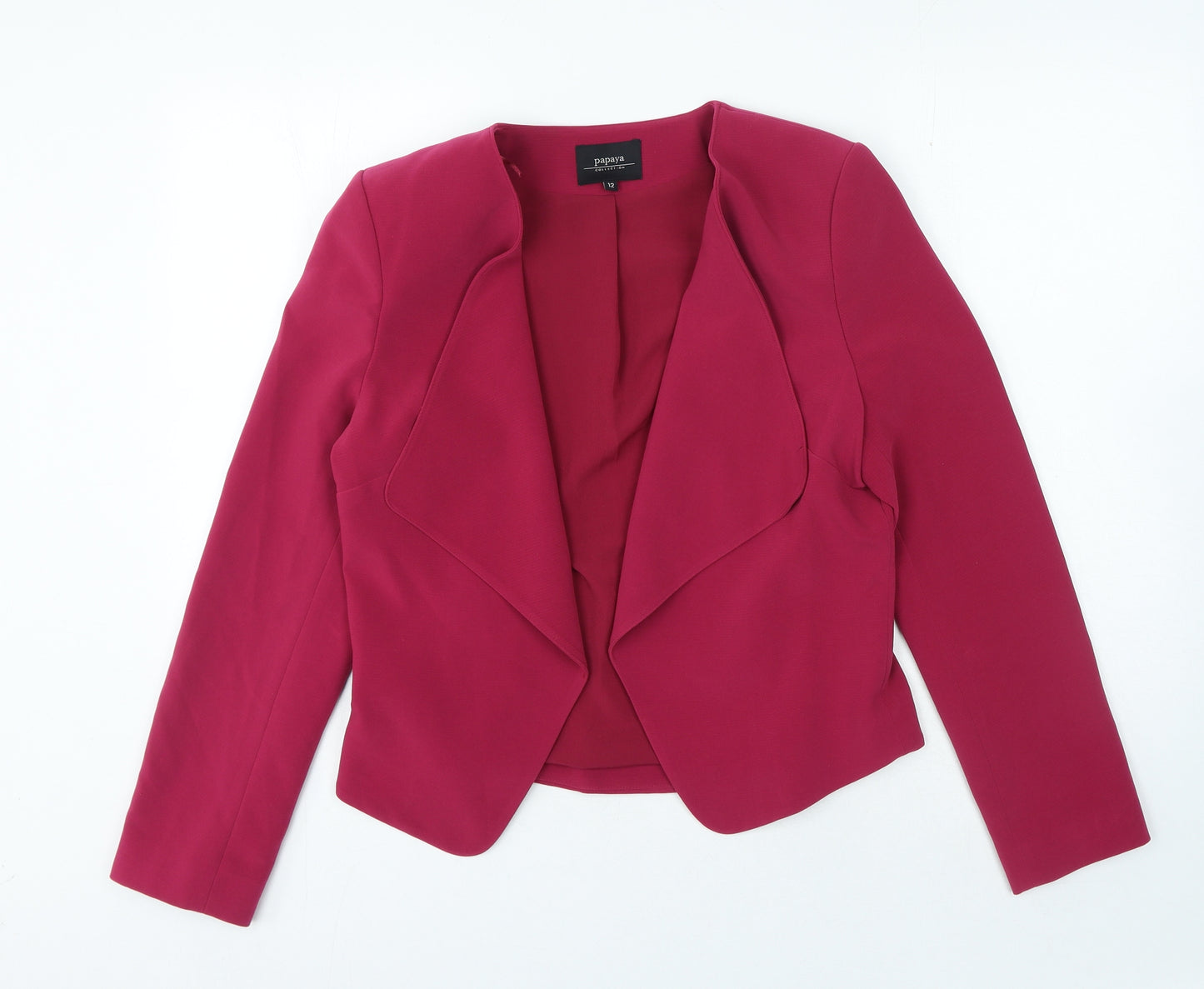 Papaya Womens Purple Jacket Size 12 - Shoulder Pads