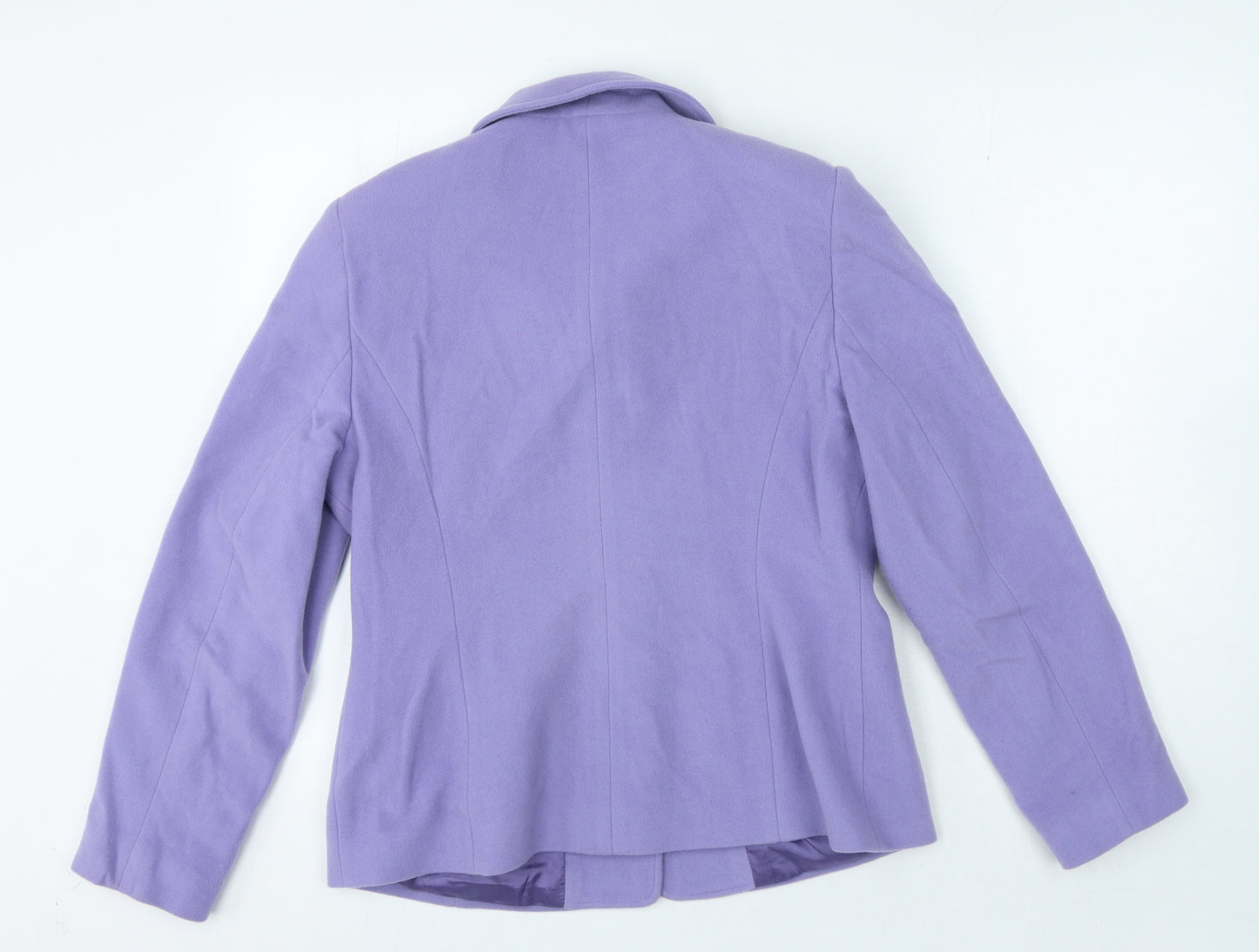 Charles Gray London Womens Purple Jacket Size 12 Button