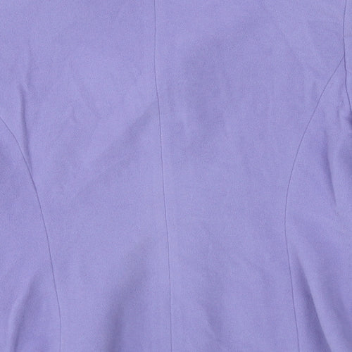 Charles Gray London Womens Purple Jacket Size 12 Button