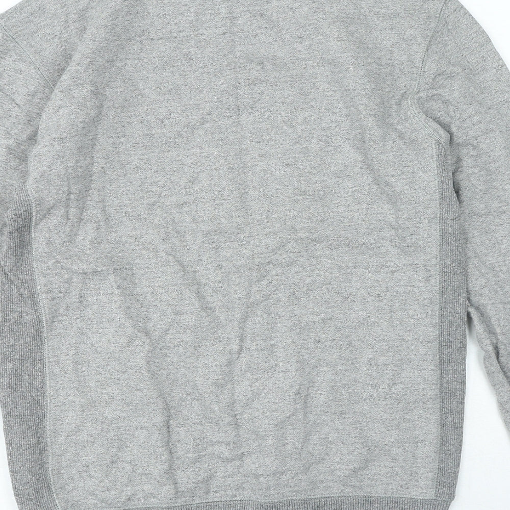 NEXT Mens Grey Cotton Pullover Sweatshirt Size S