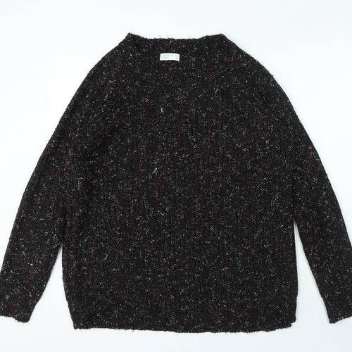 Papaya Womens Multicoloured Mock Neck Polyester Pullover Jumper Size L