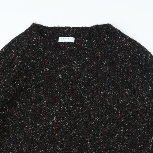 Papaya Womens Multicoloured Mock Neck Polyester Pullover Jumper Size L