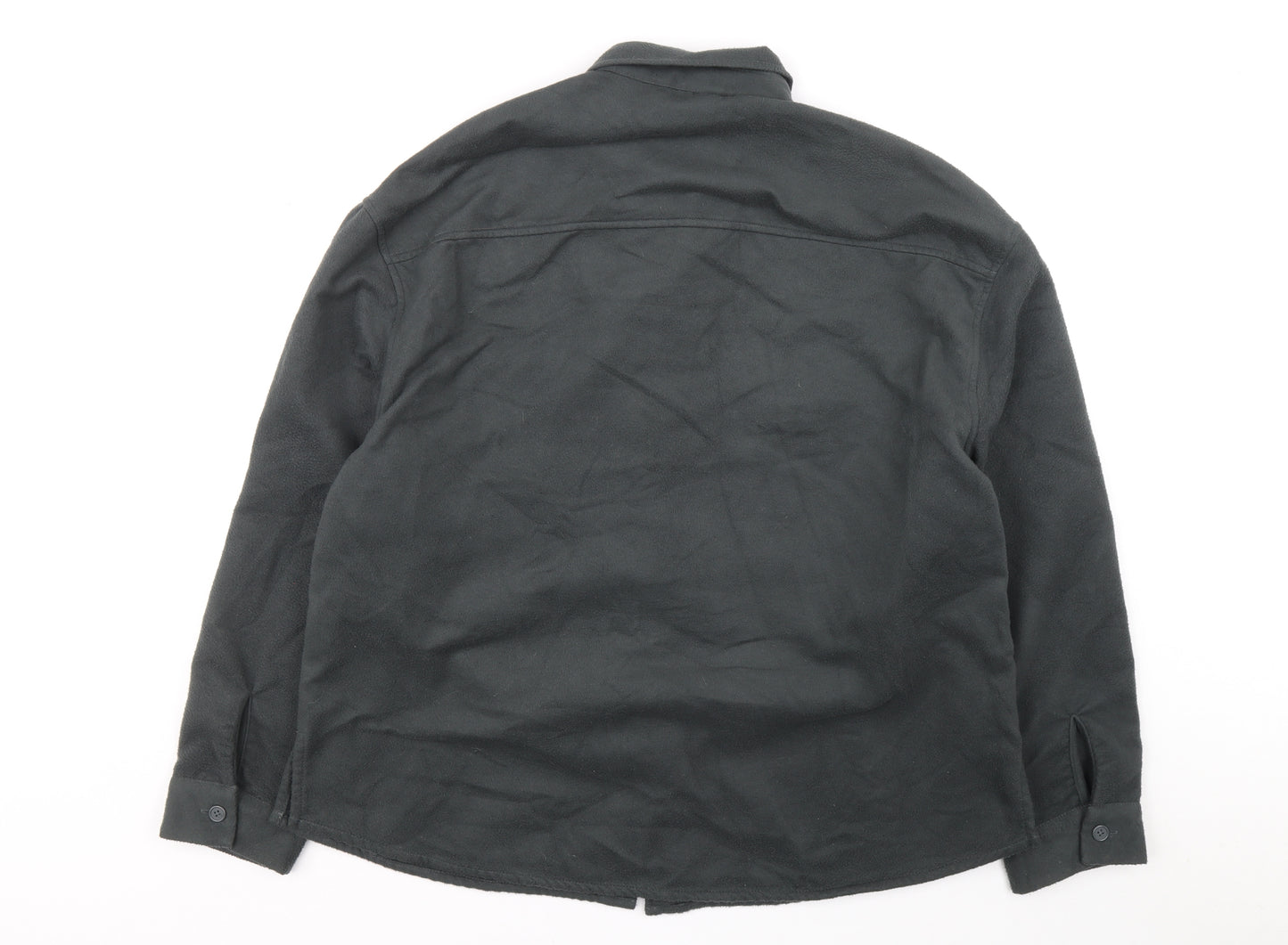 COLLUSION Womens Grey Jacket Size 8 Button