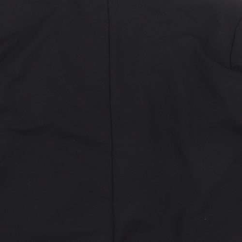 SHIEN Womens Black V-Neck Polyester Cardigan Jumper Size 14