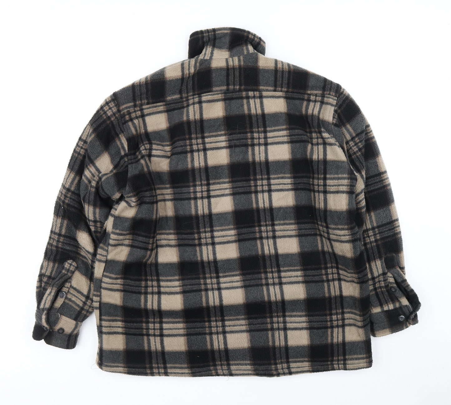 EuroStyle Mens Multicoloured Plaid Jacket Size M Zip