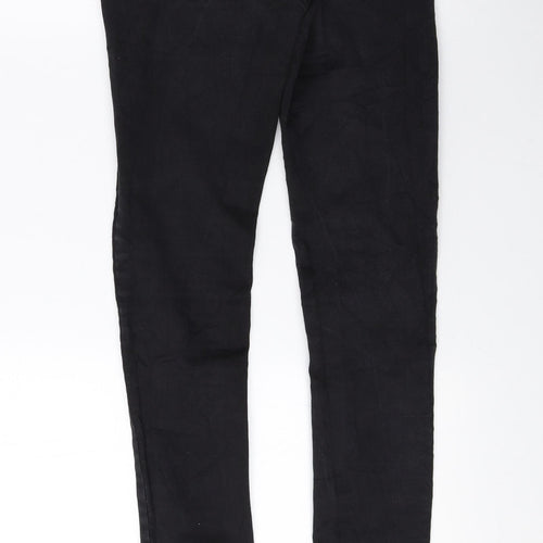 Denim & Co. Womens Black Cotton Skinny Jeans Size 10 L29 in Regular Zip