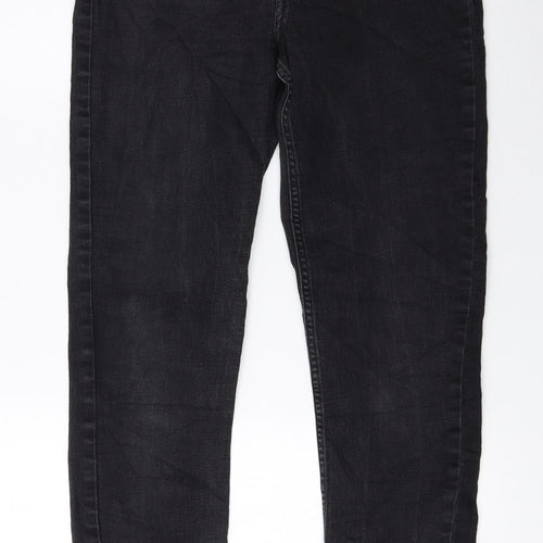 H&M Womens Black Cotton Skinny Jeans Size 30 in L26 in Regular Zip