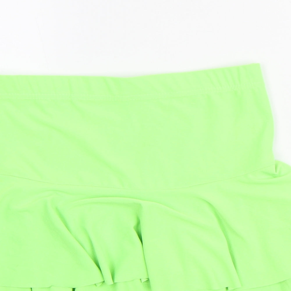 Wicked Costumes Womens Green Polyester Skater Skirt Size XS