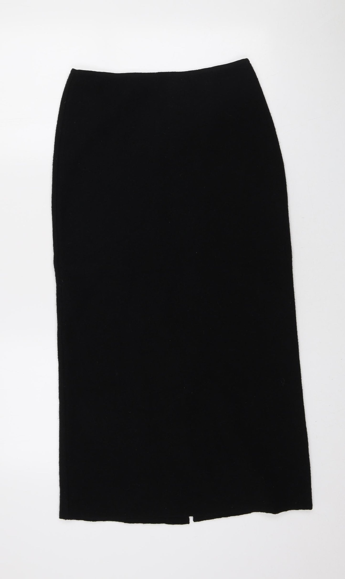Minuet Womens Black Wool Straight & Pencil Skirt Size 8 Zip