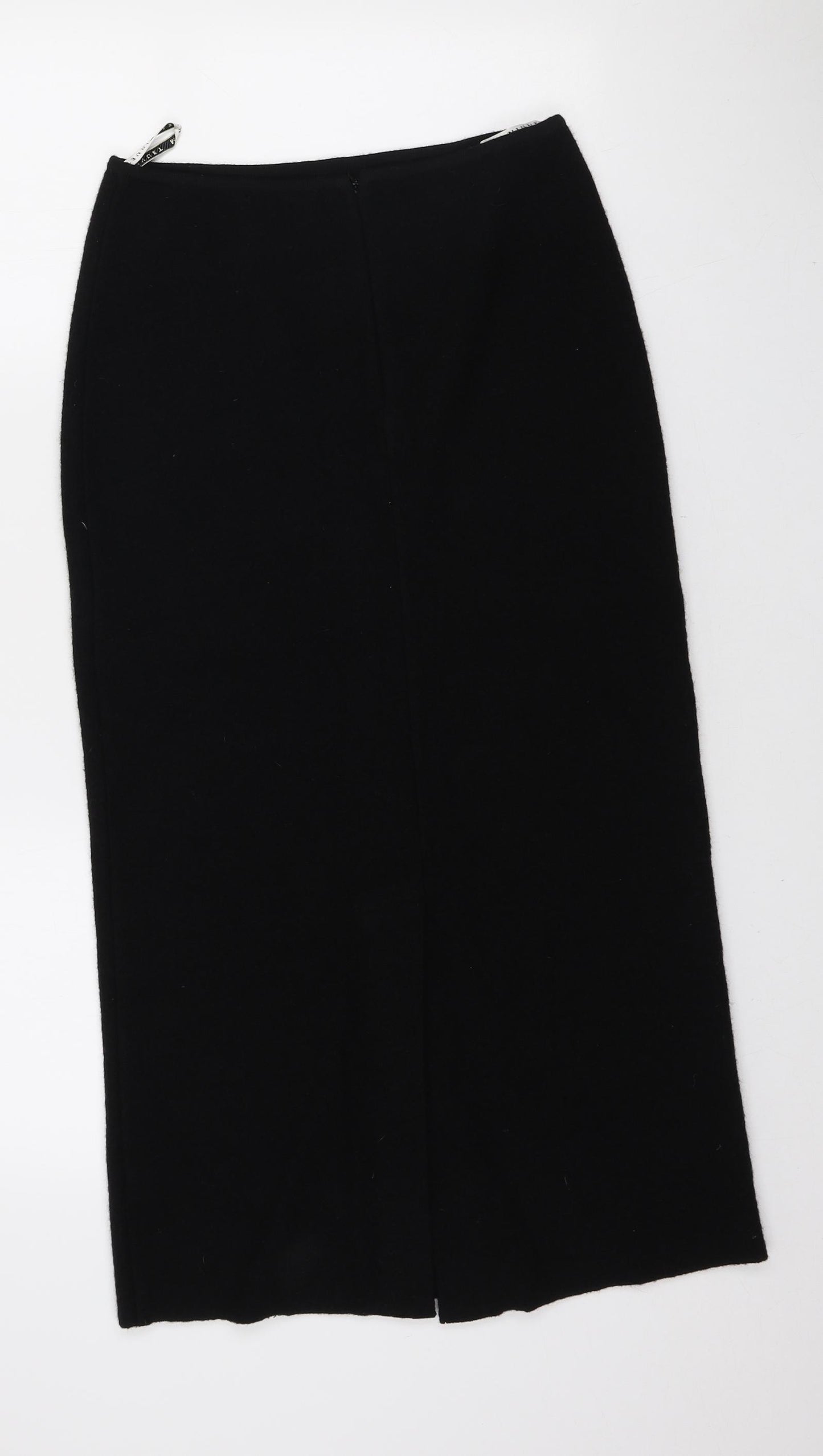 Minuet Womens Black Wool Straight & Pencil Skirt Size 8 Zip