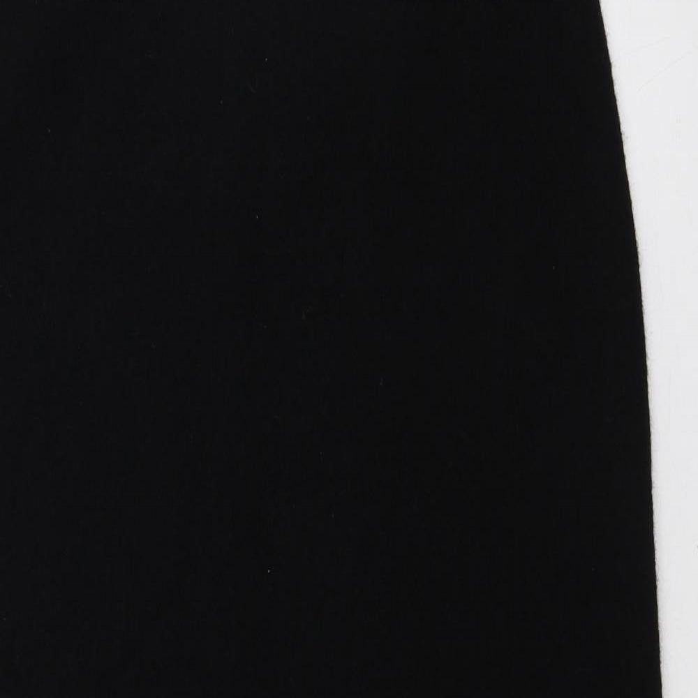 Minuet Womens Black Wool Straight & Pencil Skirt Size 8 Zip