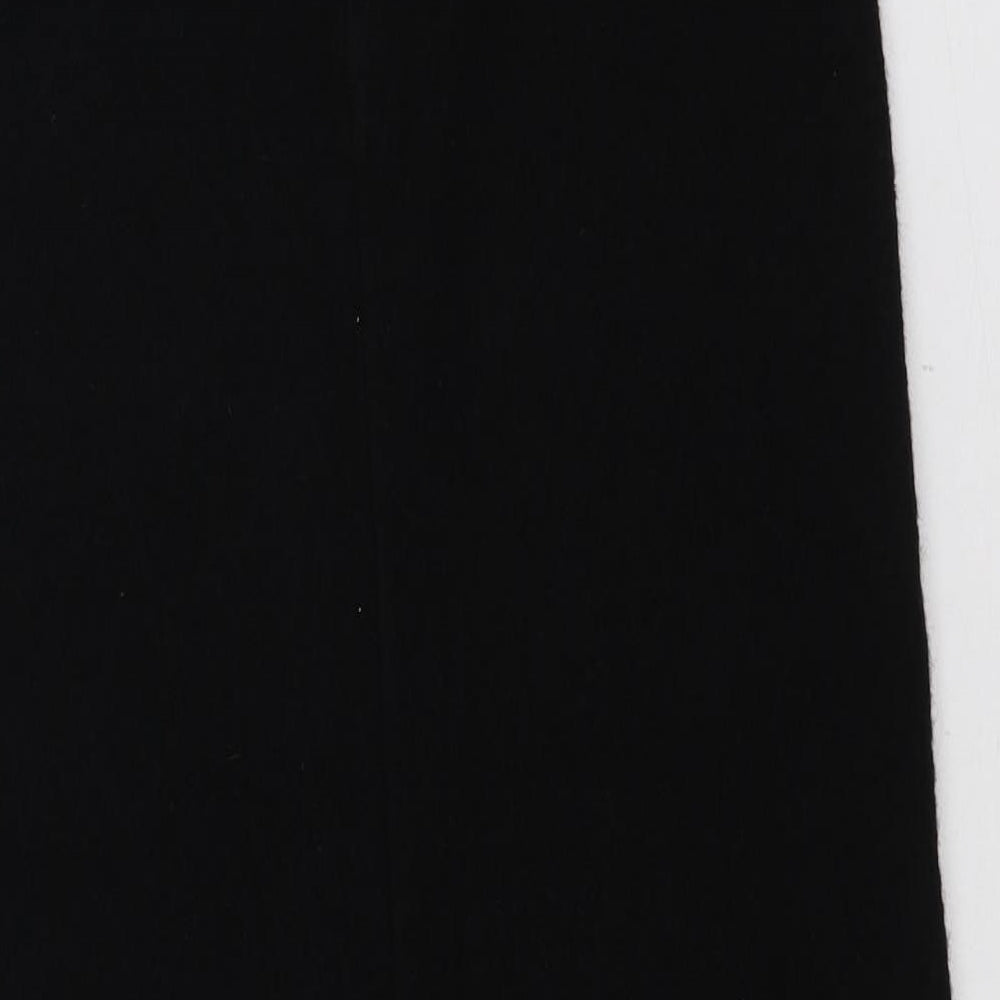 Minuet Womens Black Wool Straight & Pencil Skirt Size 8 Zip