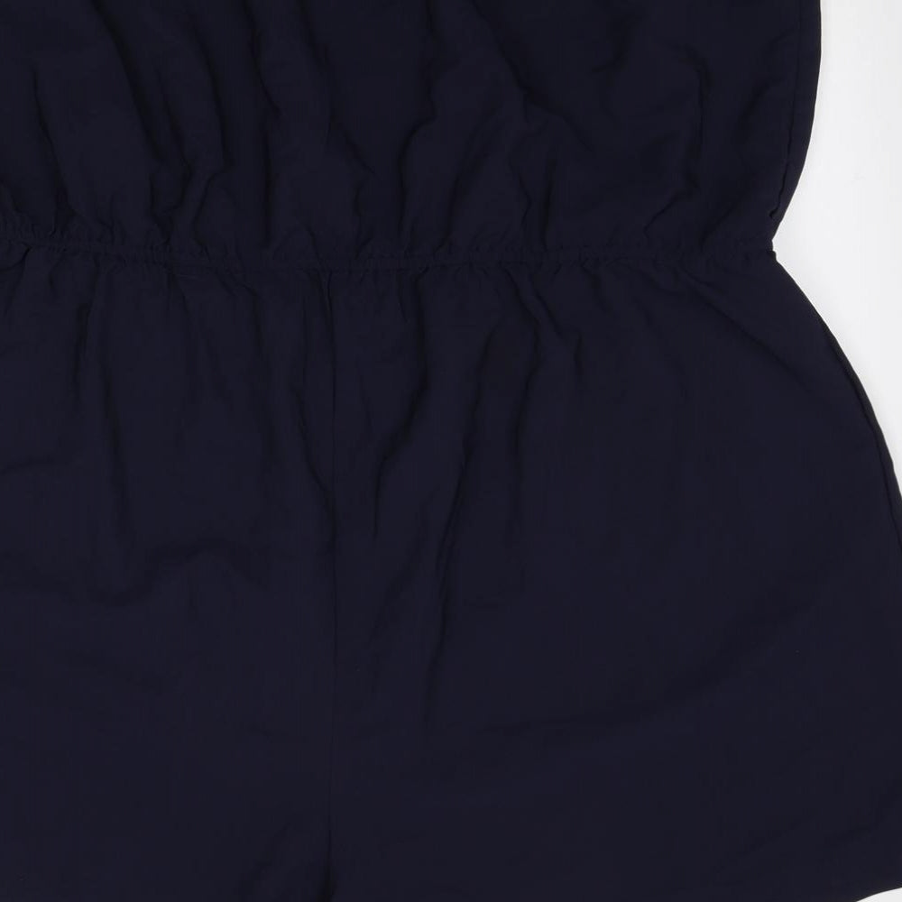 Studio Womens Blue Polyester Playsuit One-Piece Size 24 L3 in Pullover