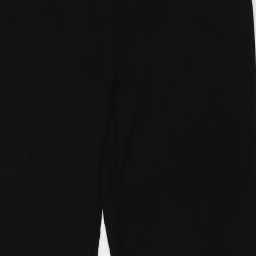 Principles Womens Black Polyester Trousers Size 10 L29 in Regular Zip