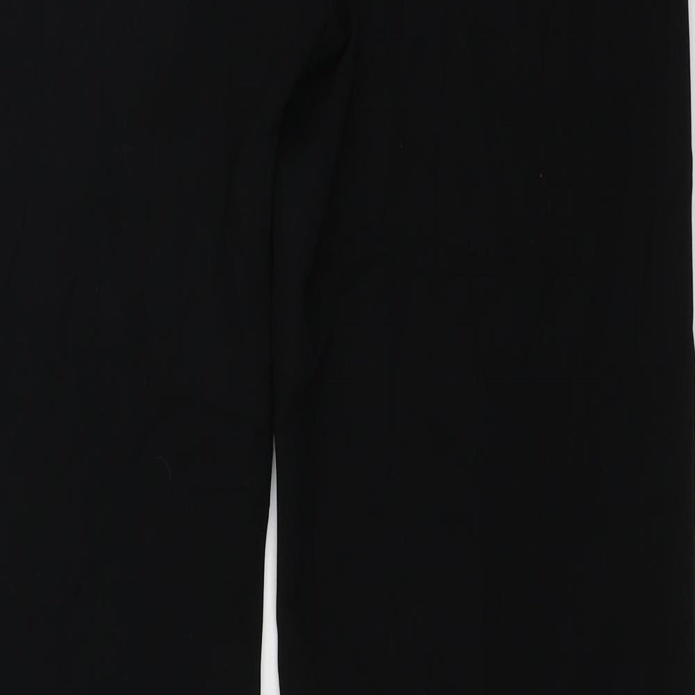 Principles Womens Black Polyester Trousers Size 10 L29 in Regular Zip