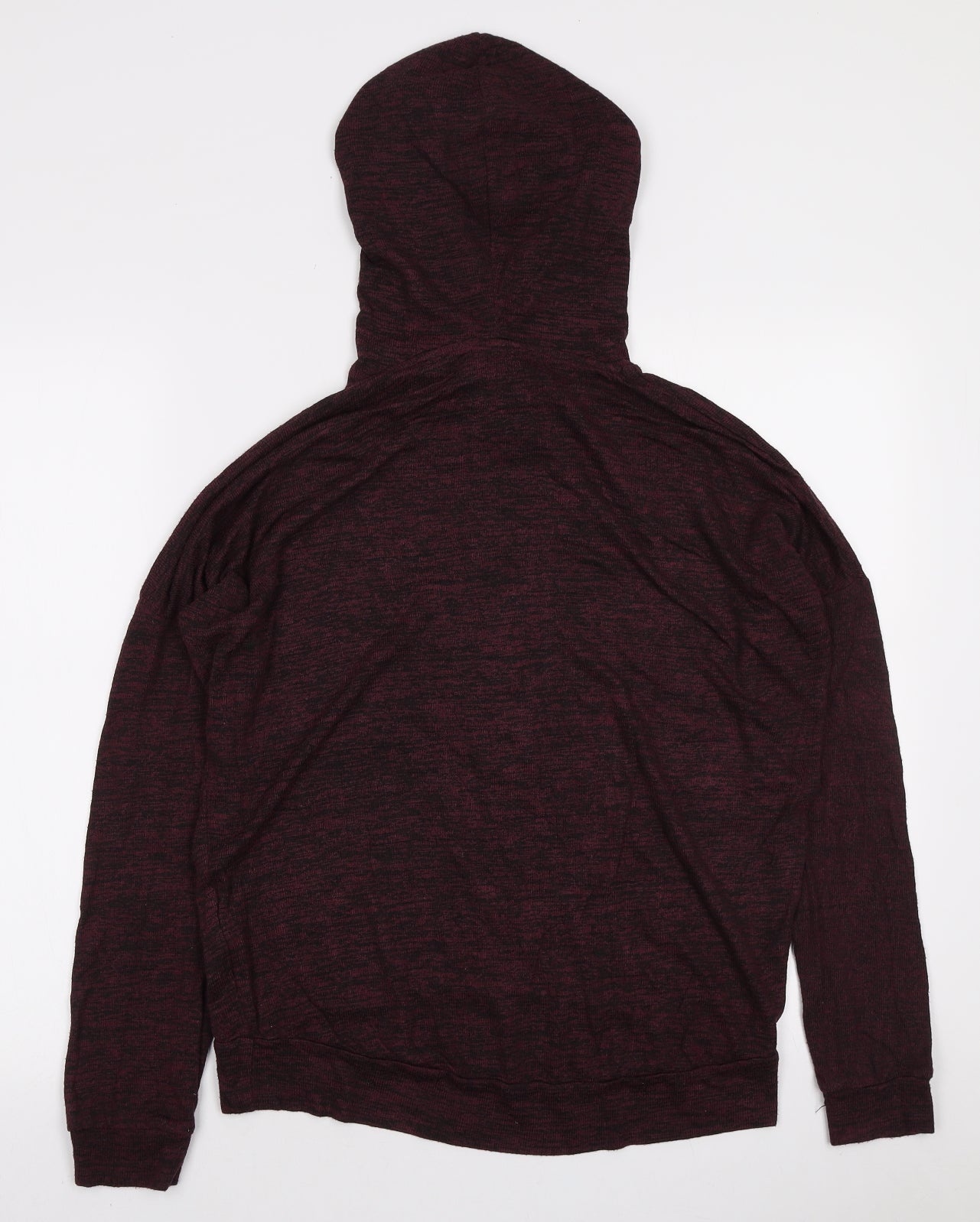 Superdry Womens Red Cotton Pullover Hoodie Size XS Pullover