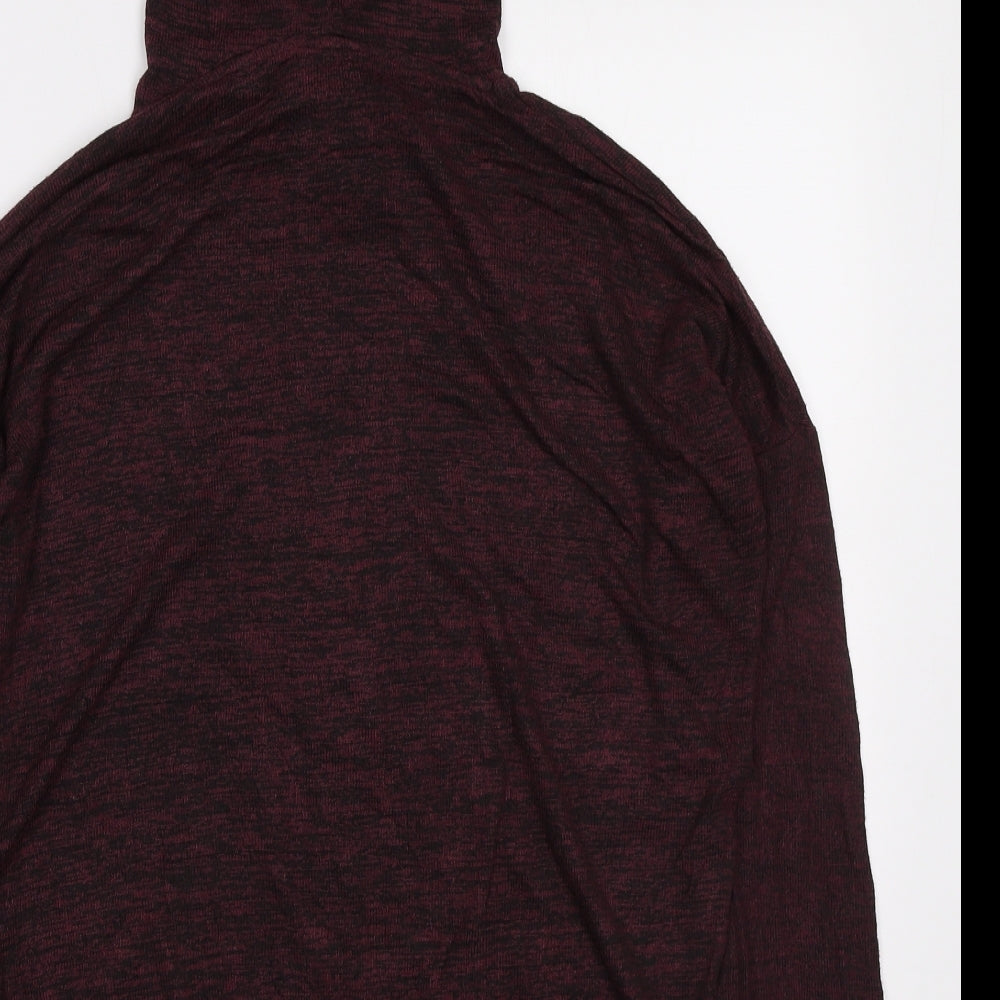 Superdry Womens Red Cotton Pullover Hoodie Size XS Pullover