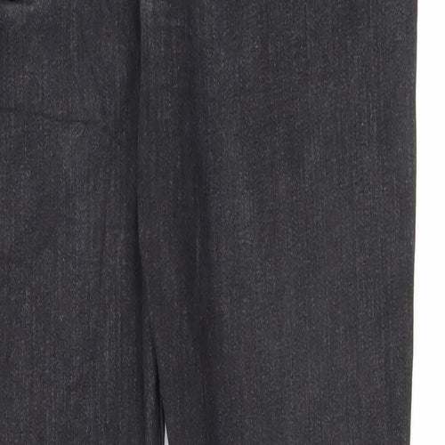 Hera Mens Black Cotton Skinny Jeans Size 30 in L29 in Regular Zip