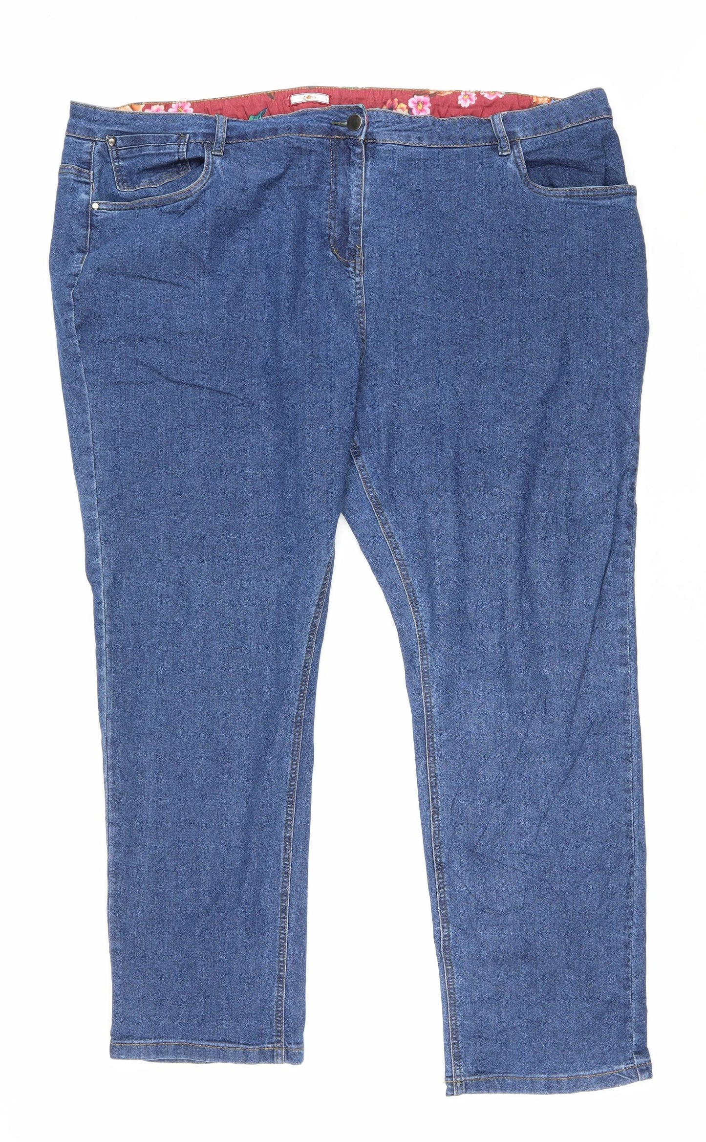 Joe Browns Womens Black Cotton Skinny Jeans Size 51 in L28 in Regular Zip