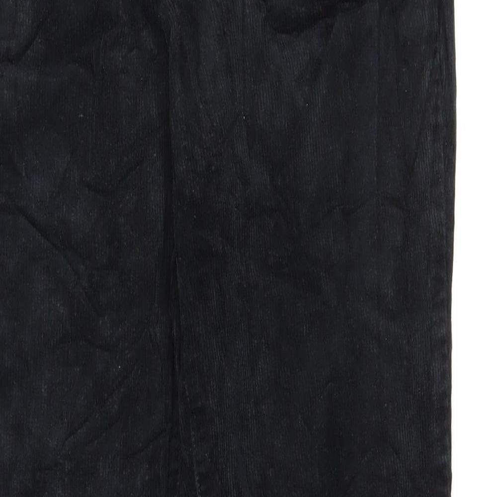 NYDJ Womens Black Cotton Straight Jeans Size 10 L31 in Regular Zip