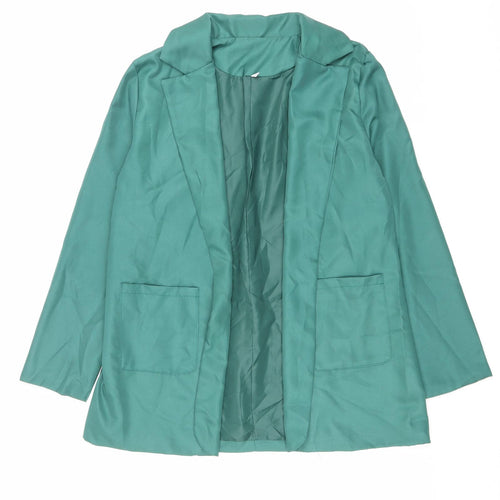 Preworn Womens Green Jacket Size XL Tie