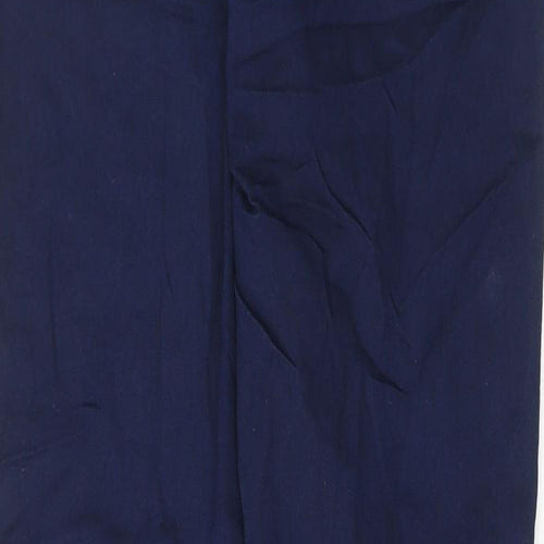 Marks and Spencer Womens Blue Cotton Jegging Jeans Size 12 L29 in Regular Button