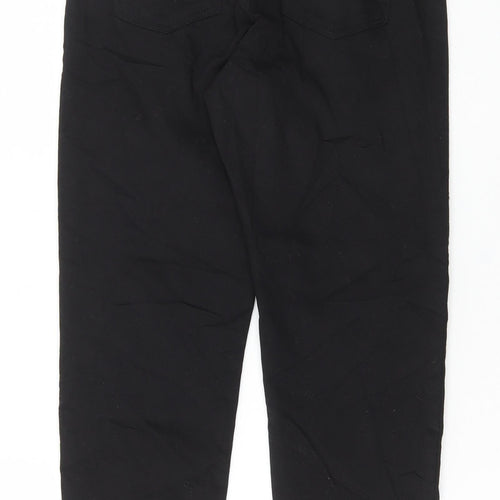 Marks and Spencer Womens Black Cotton Skinny Jeans Size 6 L27 in Regular Button