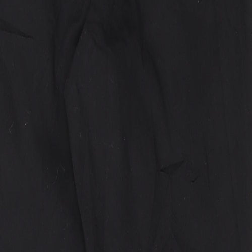 Marks and Spencer Womens Black Cotton Skinny Jeans Size 6 L27 in Regular Button
