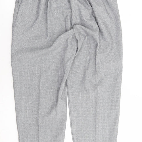Preworn Womens Grey Polyester Trousers Size 18 L26 in Regular - Short Length
