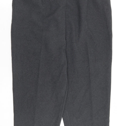 Mia Moda Womens Grey Polyester Trousers Size 20 L27 in Regular