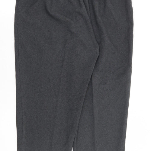Mia Moda Womens Grey Polyester Trousers Size 20 L27 in Regular