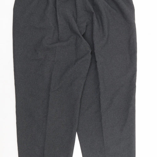 Mia Moda Womens Grey Polyester Trousers Size 20 L27 in Regular