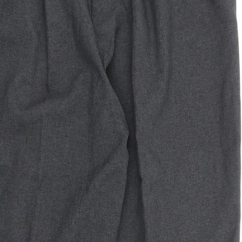 Mia Moda Womens Grey Polyester Trousers Size 20 L27 in Regular