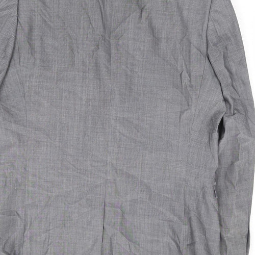 NEXT Mens Grey Wool Jacket Suit Jacket Size 40