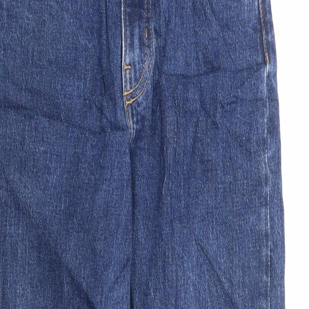 Weekday Womens Blue 100% Cotton Skinny Jeans Size 24 in L28 in Regular Zip