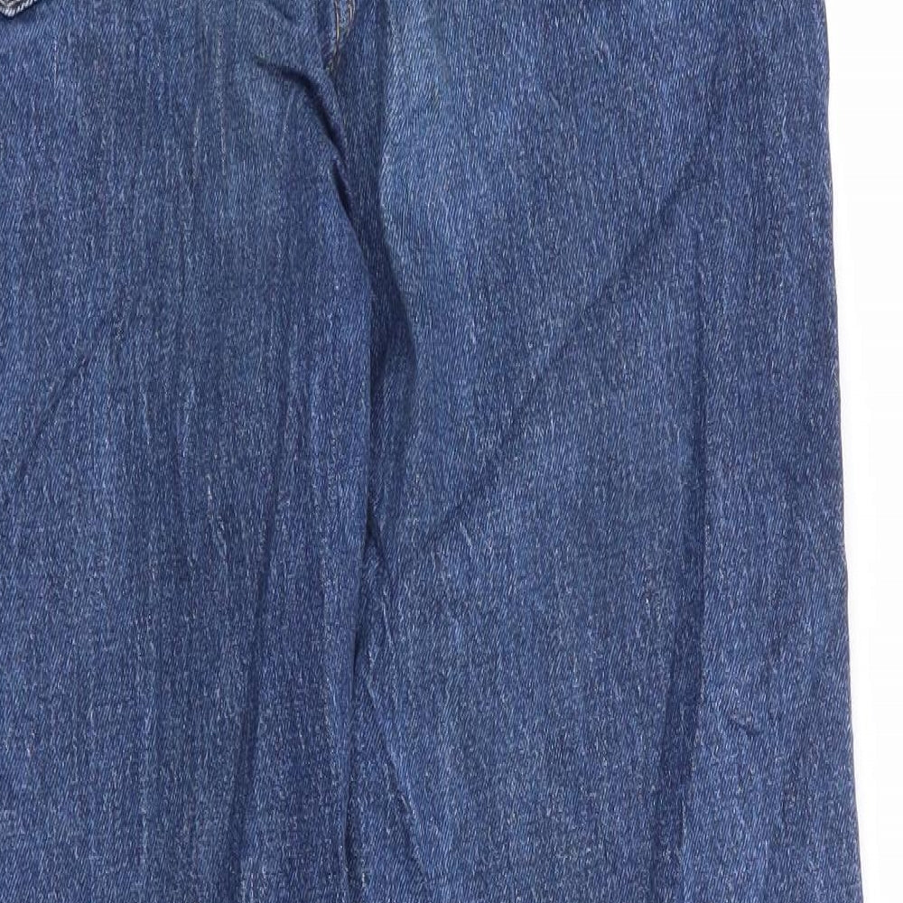 Weekday Womens Blue 100% Cotton Skinny Jeans Size 24 in L28 in Regular Zip