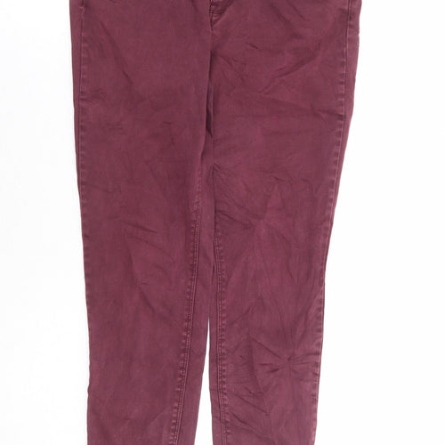 FOREVER 21 Womens Purple Cotton Skinny Jeans Size 27 in L27 in Regular Zip