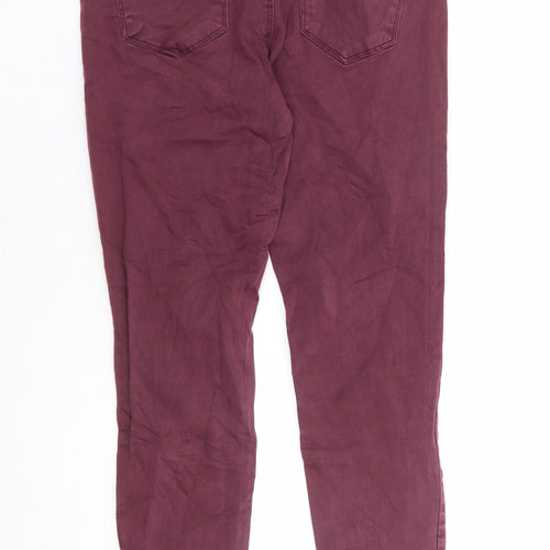 FOREVER 21 Womens Purple Cotton Skinny Jeans Size 27 in L27 in Regular Zip
