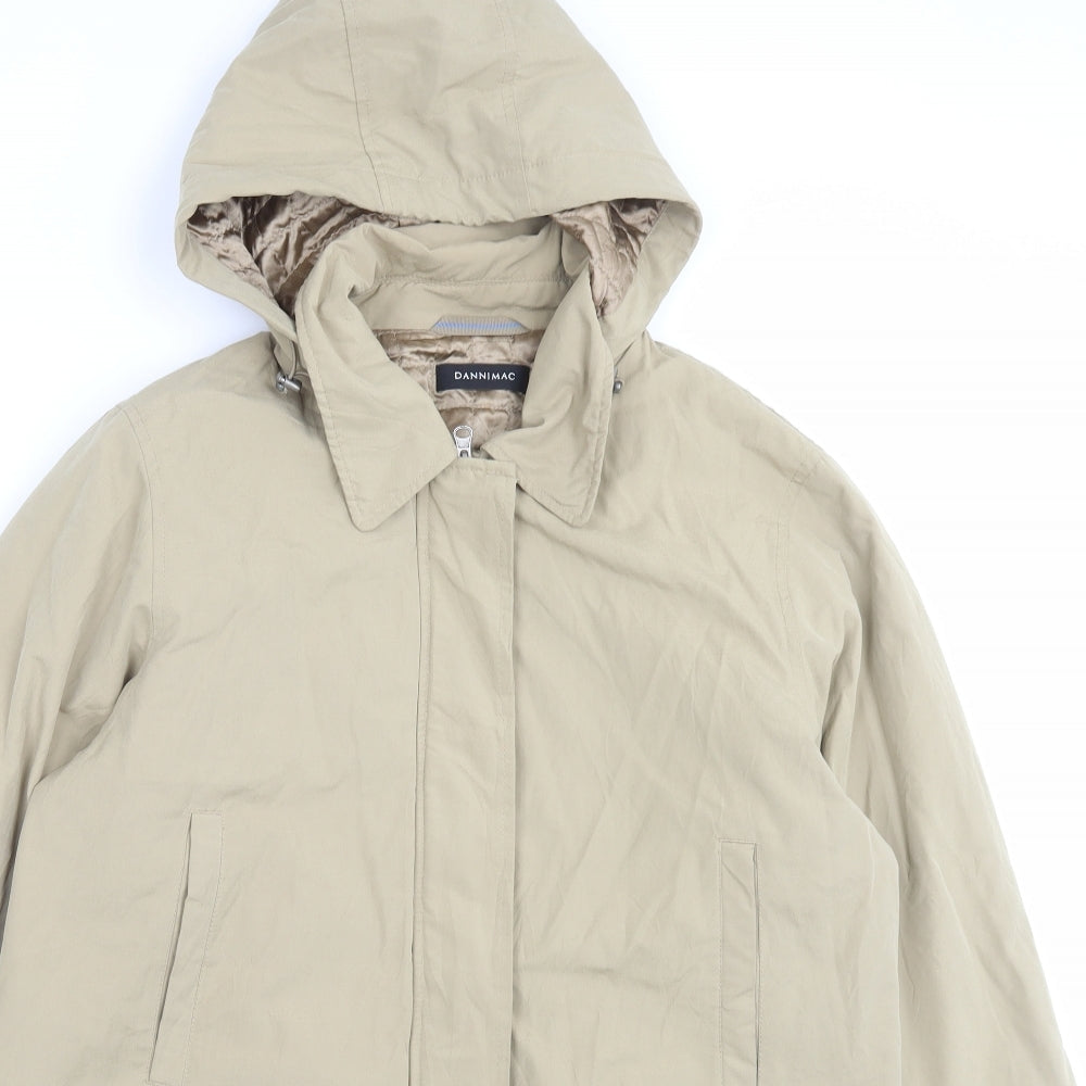 Danni Mac Mens Green Jacket Coat Size M Zip