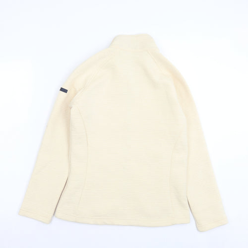 Regatta Womens Ivory Polyester Full Zip Sweatshirt Size 10 Zip