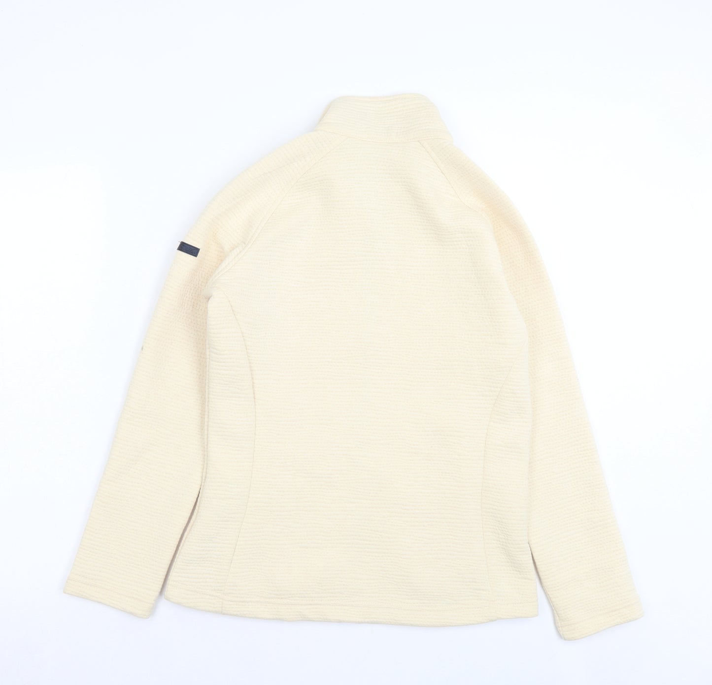 Regatta Womens Ivory Polyester Full Zip Sweatshirt Size 10 Zip