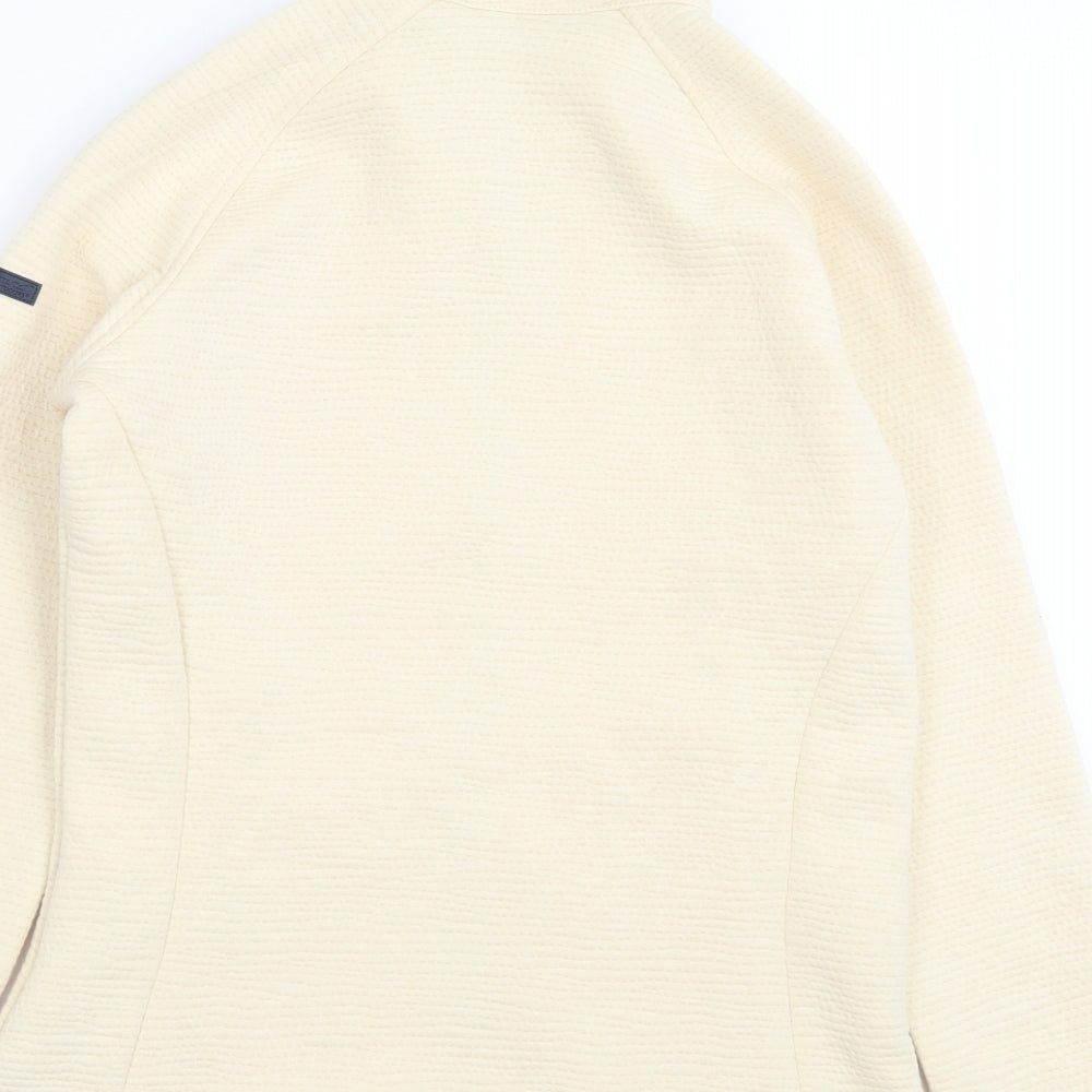 Regatta Womens Ivory Polyester Full Zip Sweatshirt Size 10 Zip