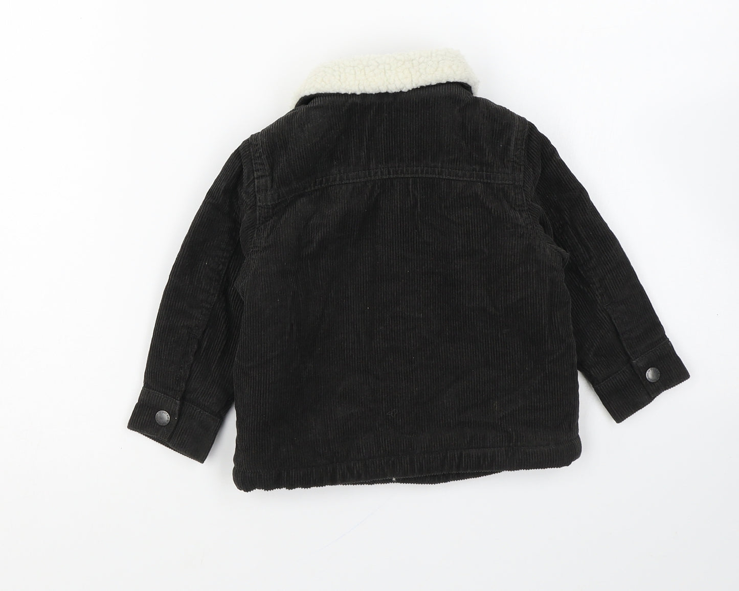 NEXT Boys Grey Jacket Size 12-18 Months Snap