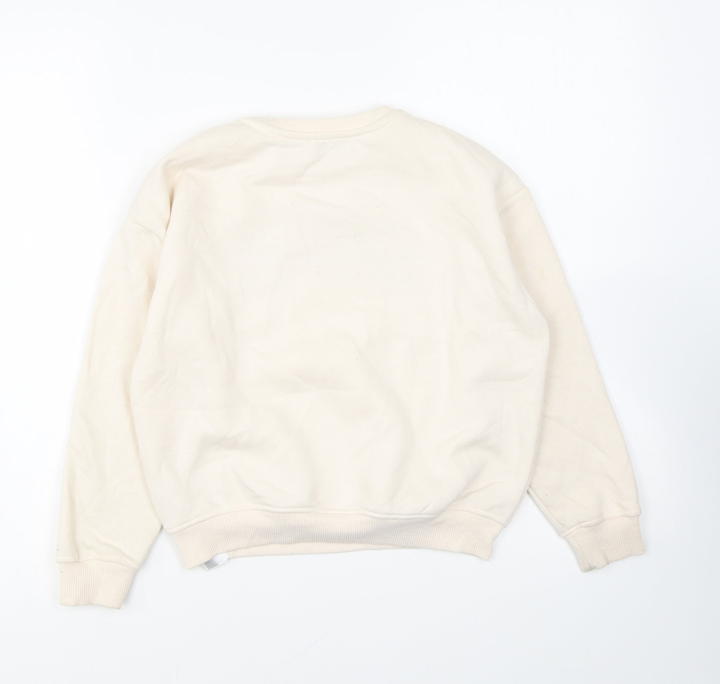 Primark Girls Ivory Polyester Pullover Sweatshirt Size 8-9 Years Pullover - Ambition