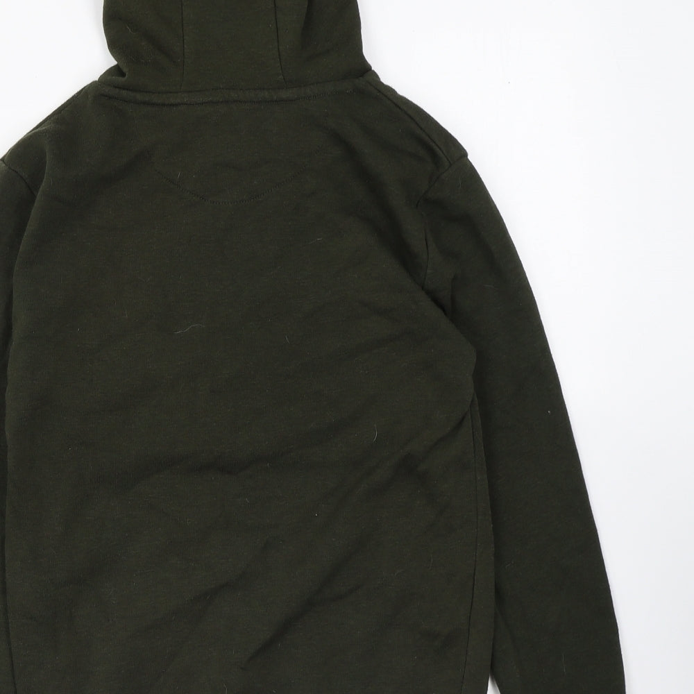 Primark Boys Green Camouflage Cotton Pullover Hoodie Size 9-10 Years Pullover - Future